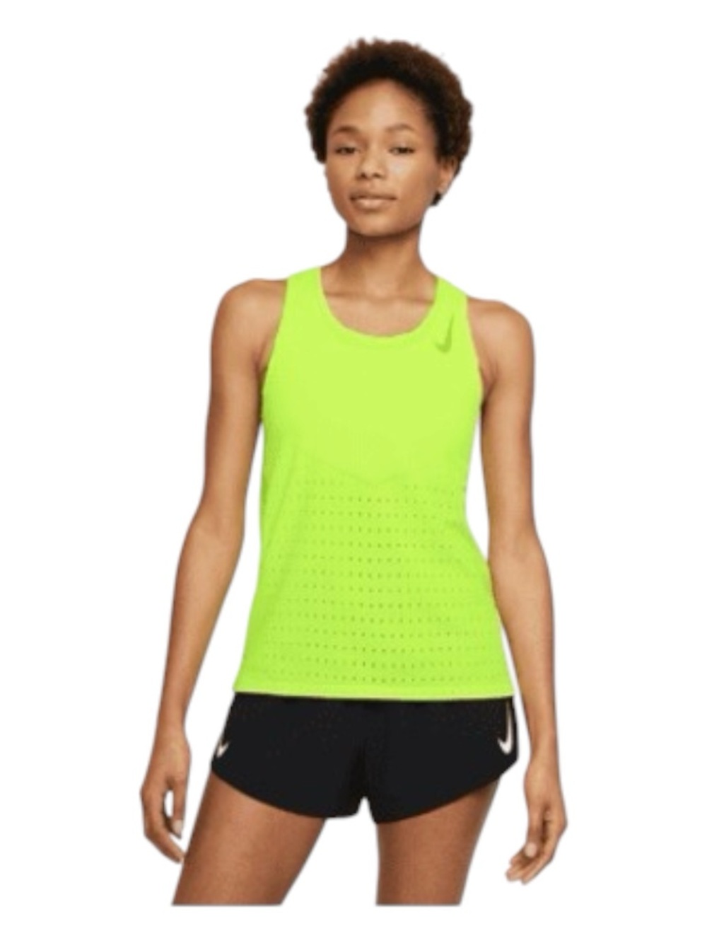 Nike NWOT AeroSwift Women’s Running Singlet Volt Green Size M